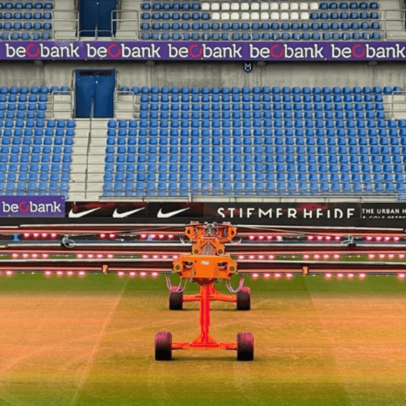 Stogger op het veld